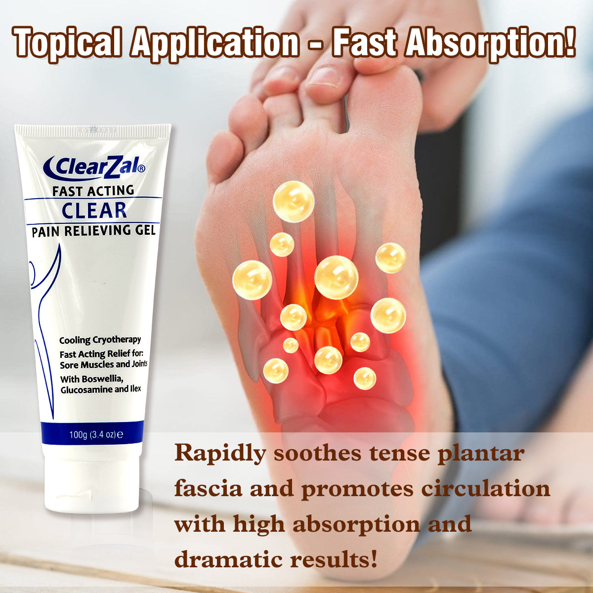 ClearZal® Pain Relieving Gel